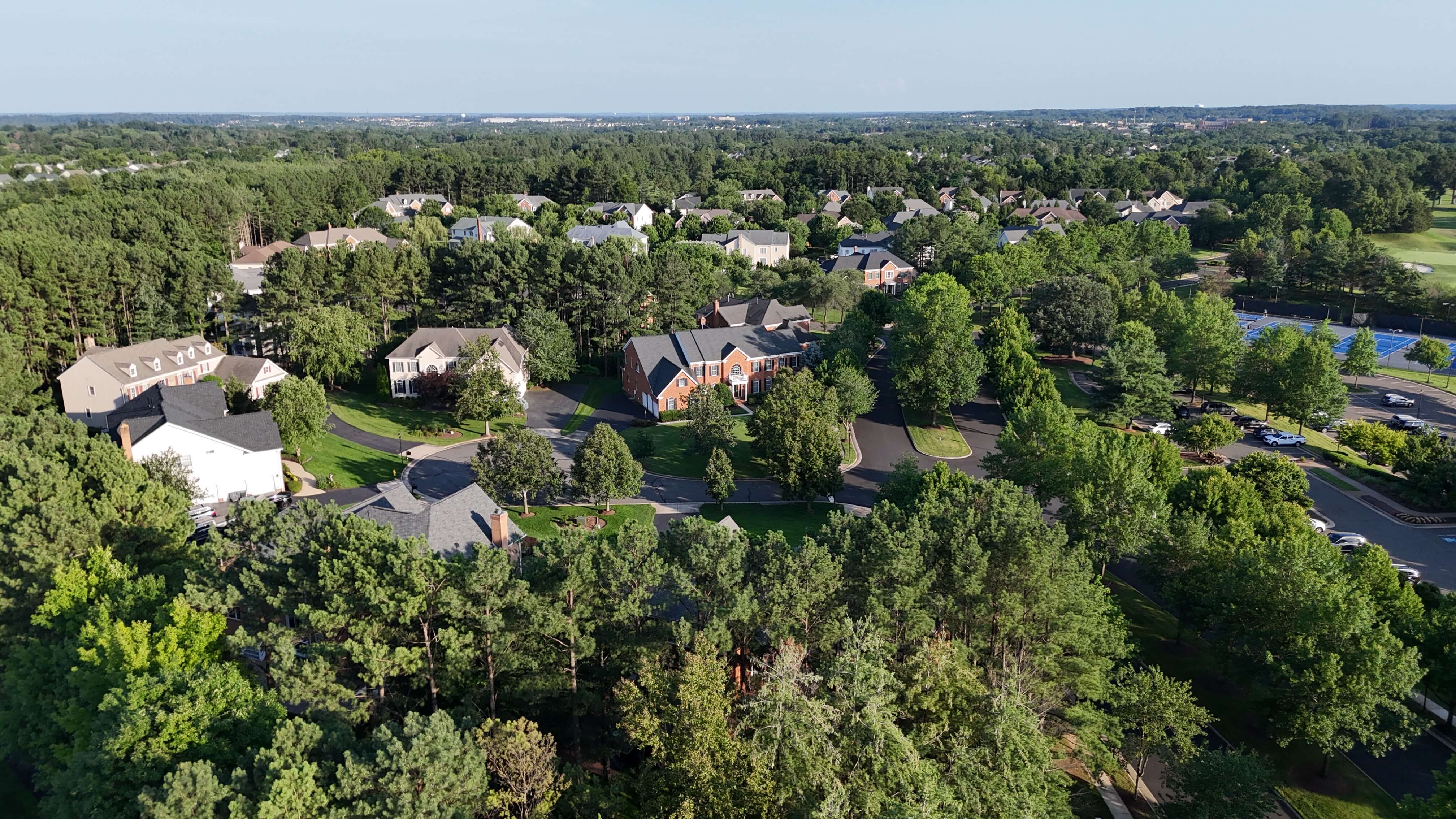 Drone Shot of Dominion Valley